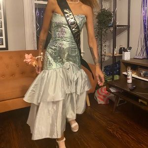 80s prom dress